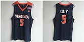 Virginia Cavaliers 5 Kyle Guy Navy College Basketball Jersey,baseball caps,new era cap wholesale,wholesale hats